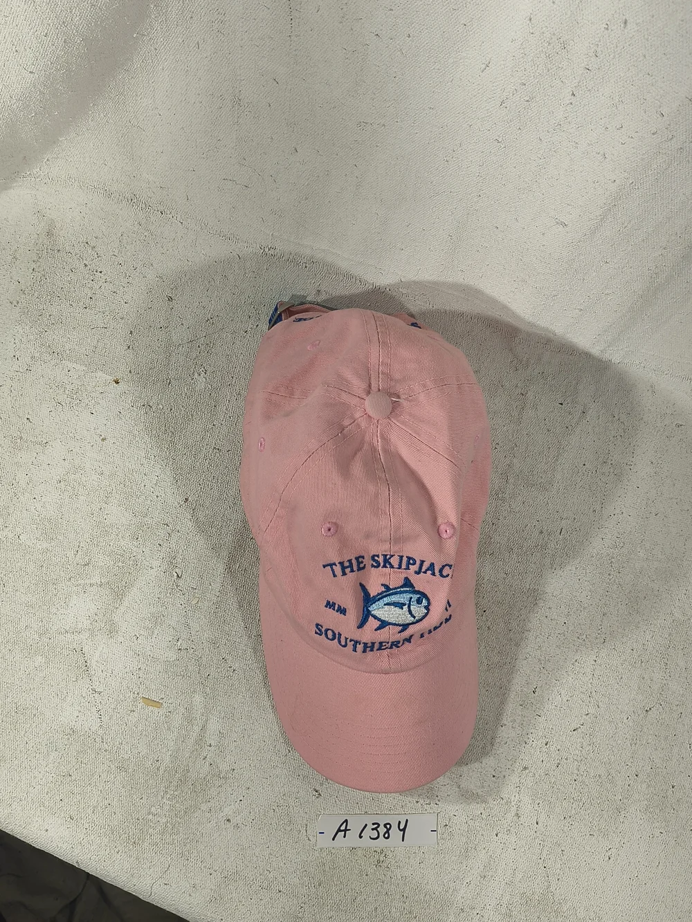 Southern Tide Pink Skipjack Embroidered Adjustable Cap